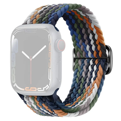 For Apple Watch Ultra 2 Ultra 49mm / 9 8 7 45mm / 6 5 4 SE (2023) SE (2022) SE 44mm / 3 2 1 42mm Strap Nylon Braided Watch Band