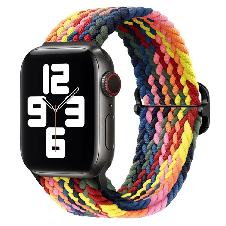 For Apple Watch Ultra 2 Ultra 49mm / 9 8 7 45mm / 6 5 4 SE (2023) SE (2022) SE 44mm / 3 2 1 42mm Strap Nylon Braided Watch Band
