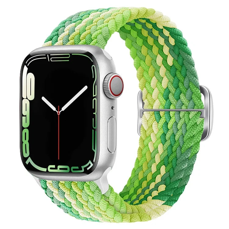 For Apple Watch Ultra 2 Ultra 49mm / 9 8 7 45mm / 6 5 4 SE (2023) SE (2022) SE 44mm / 3 2 1 42mm Strap Nylon Braided Watch Band