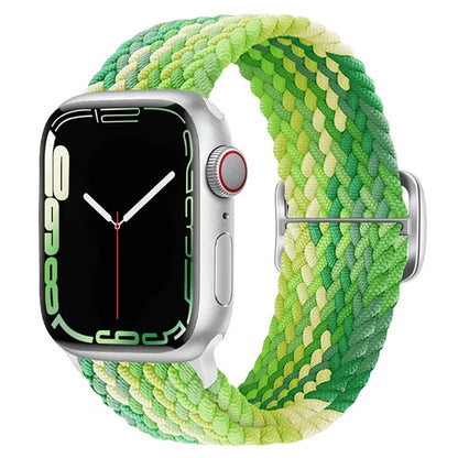 For Apple Watch Ultra 2 Ultra 49mm / 9 8 7 45mm / 6 5 4 SE (2023) SE (2022) SE 44mm / 3 2 1 42mm Strap Nylon Braided Watch Band