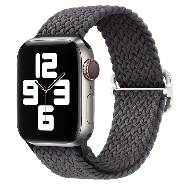For Apple Watch Ultra 2 Ultra 49mm / 9 8 7 45mm / 6 5 4 SE (2023) SE (2022) SE 44mm / 3 2 1 42mm Strap Nylon Braided Watch Band