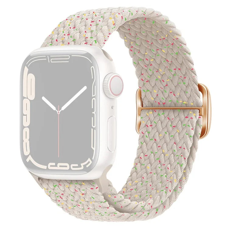 For Apple Watch Ultra 2 Ultra 49mm / 9 8 7 45mm / 6 5 4 SE (2023) SE (2022) SE 44mm / 3 2 1 42mm Strap Nylon Braided Watch Band