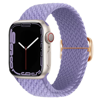 For Apple Watch Ultra 2 Ultra 49mm / 9 8 7 45mm / 6 5 4 SE (2023) SE (2022) SE 44mm / 3 2 1 42mm Strap Nylon Braided Watch Band