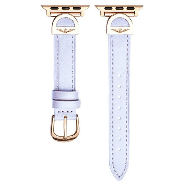 For Apple Watch Ultra 2 Ultra 49mm / Series 9 8 7 45mm / 6 5 4 SE (2022) SE (2023) SE 44mm / 3 2 1 42mm Watch Band Microfiber Leather Strap
