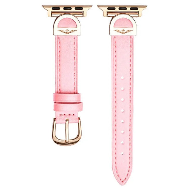 For Apple Watch Series 9 8 7 41mm / 6 5 4 SE (2023) SE (2022) SE 40mm / 3 2 1 38mm Watch Straps Microfiber Leather Bracelet Strap