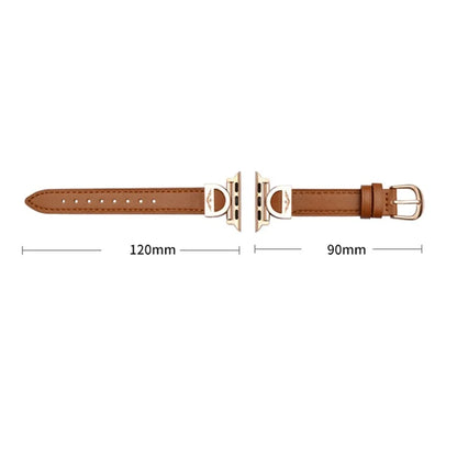 For Apple Watch Series 9 8 7 41mm / 6 5 4 SE (2023) SE (2022) SE 40mm / 3 2 1 38mm Watch Straps Microfiber Leather Bracelet Strap