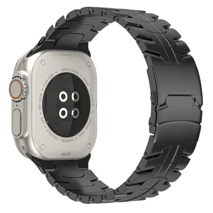 For Apple Watch Ultra 2 Ultra 49mm / Series 9 8 7 45mm / 6 5 4 SE (2022) SE (2023) SE 44mm / 3 2 1 42mm Titanium Steel Wrist Strap