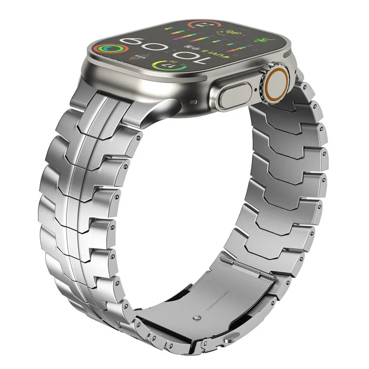 For Apple Watch Series 9 8 7 41mm / 6 5 4 SE (2023) SE (2022) SE 40mm / 3 2 1 38mm Bracelet Titanium Steel Watch Band