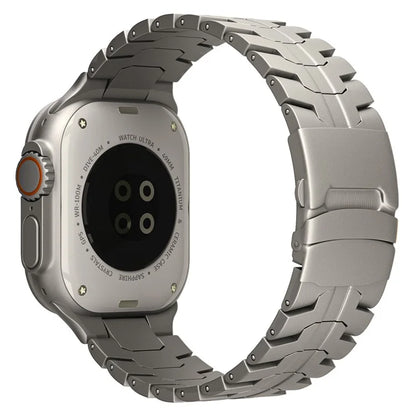 For Apple Watch Series 9 8 7 41mm / 6 5 4 SE (2023) SE (2022) SE 40mm / 3 2 1 38mm Bracelet Titanium Steel Watch Band