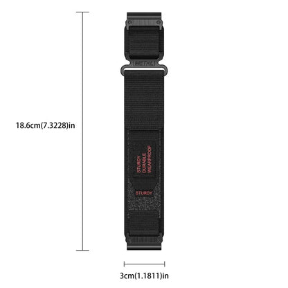 For Garmin Fenix 7 / Forerunner 965 / 955 / 945 / 935 Watch Band 22mm Rugged Nylon Sports Strap