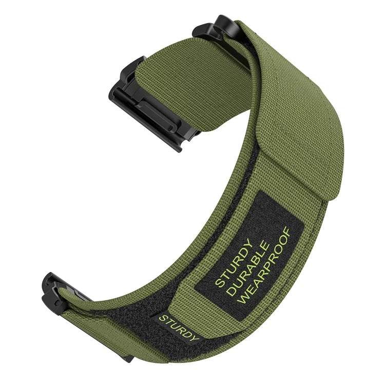 For Garmin Fenix 7 / Forerunner 965 / 955 / 945 / 935 Watch Band 22mm Rugged Nylon Sports Strap