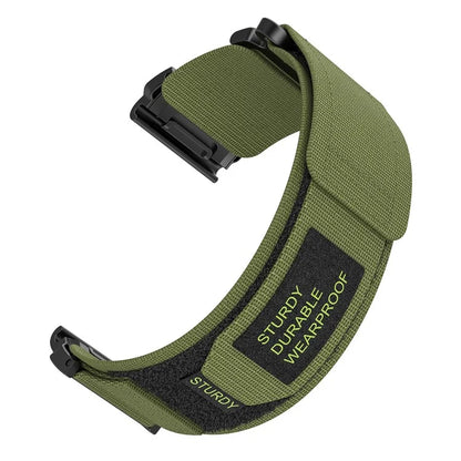 For Garmin Fenix 7 / Forerunner 965 / 955 / 945 / 935 Watch Band 22mm Rugged Nylon Sports Strap