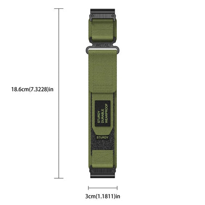 For Garmin Fenix 7 / Forerunner 965 / 955 / 945 / 935 Watch Band 22mm Rugged Nylon Sports Strap