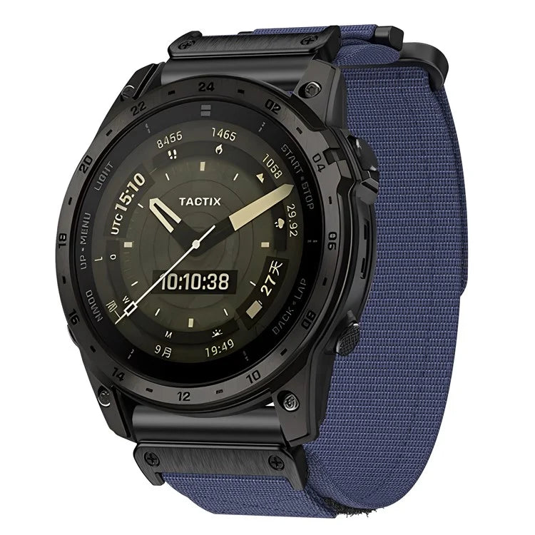 For Garmin Fenix 7 / Forerunner 965 / 955 / 945 / 935 Watch Band 22mm Rugged Nylon Sports Strap