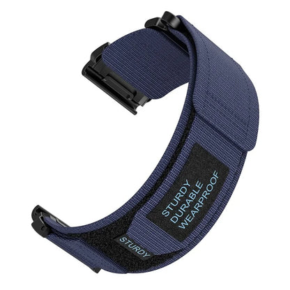 For Garmin Fenix 7 / Forerunner 965 / 955 / 945 / 935 Watch Band 22mm Rugged Nylon Sports Strap