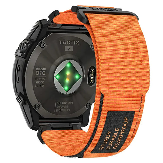 For Garmin Tactix 7 Pro / Fenix 7X / 6X Pro / 5X Plus Watch Band 26mm Nylon Wrist Strap