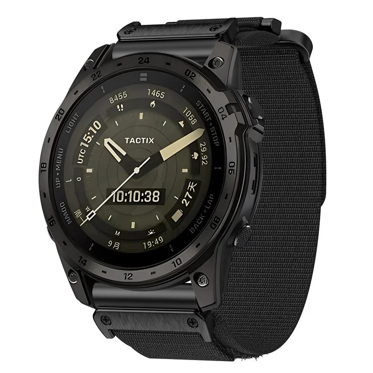 For Garmin Tactix 7 Pro / Fenix 7X / 6X Pro / 5X Plus Watch Band 26mm Nylon Wrist Strap