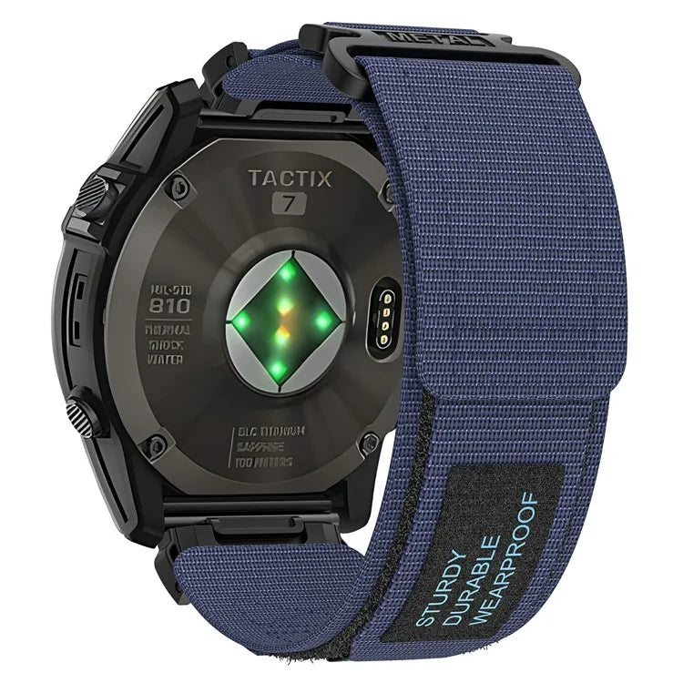 For Garmin Tactix 7 Pro / Fenix 7X / 6X Pro / 5X Plus Watch Band 26mm Nylon Wrist Strap