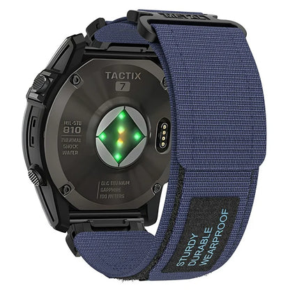 For Garmin Tactix 7 Pro / Fenix 7X / 6X Pro / 5X Plus Watch Band 26mm Nylon Wrist Strap