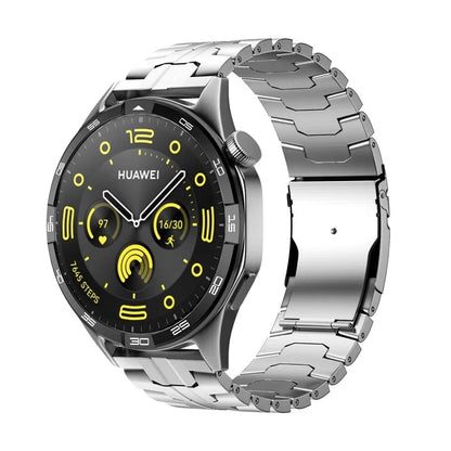 For Huawei Watch GT 4 / GT 3 / GT 2 46mm Replacement Strap 22mm Metal Watch Band