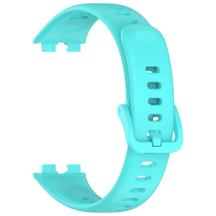 For Huawei Band 8 / 8 NFC / 9 / 9 NFC Glossy Silicone Watch Strap Replacement Watchband