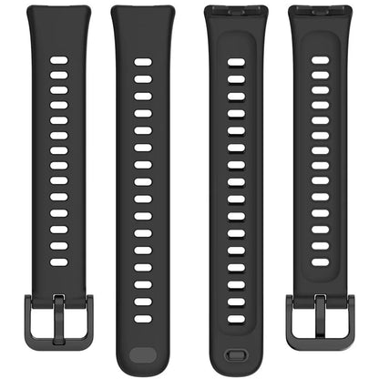 For Huawei Band 8 / 8 NFC / 9 / 9 NFC Glossy Silicone Watch Strap Replacement Watchband+Purple