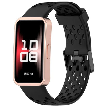 For Huawei Band 9 / 9 NFC / 8 / 8 NFC Replacement Band Adjustable Silicone Watch Strap