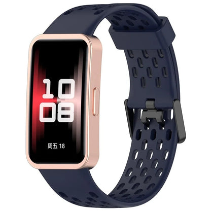 For Huawei Band 9 / 9 NFC / 8 / 8 NFC Replacement Band Adjustable Silicone Watch Strap