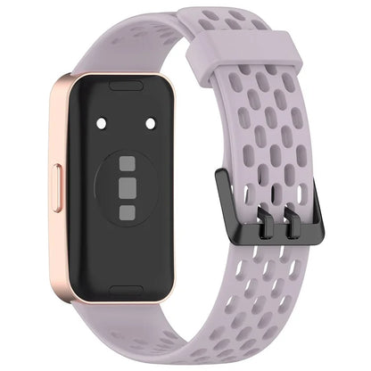 For Huawei Band 9 / 9 NFC / 8 / 8 NFC Replacement Band Adjustable Silicone Watch Strap