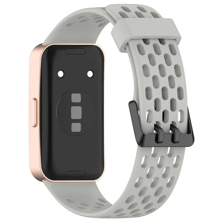 For Huawei Band 9 / 9 NFC / 8 / 8 NFC Replacement Band Adjustable Silicone Watch Strap