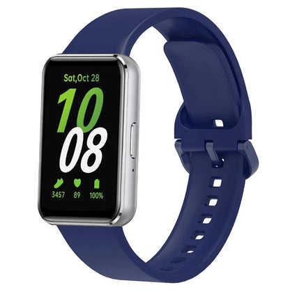For Samsung Galaxy Fit3 Silicone Strap Replacement Wrist Band with Watch Case