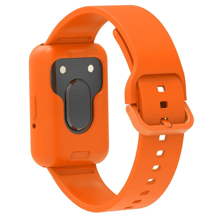 For Samsung Galaxy Fit3 Silicone Strap Replacement Wrist Band with Watch Case