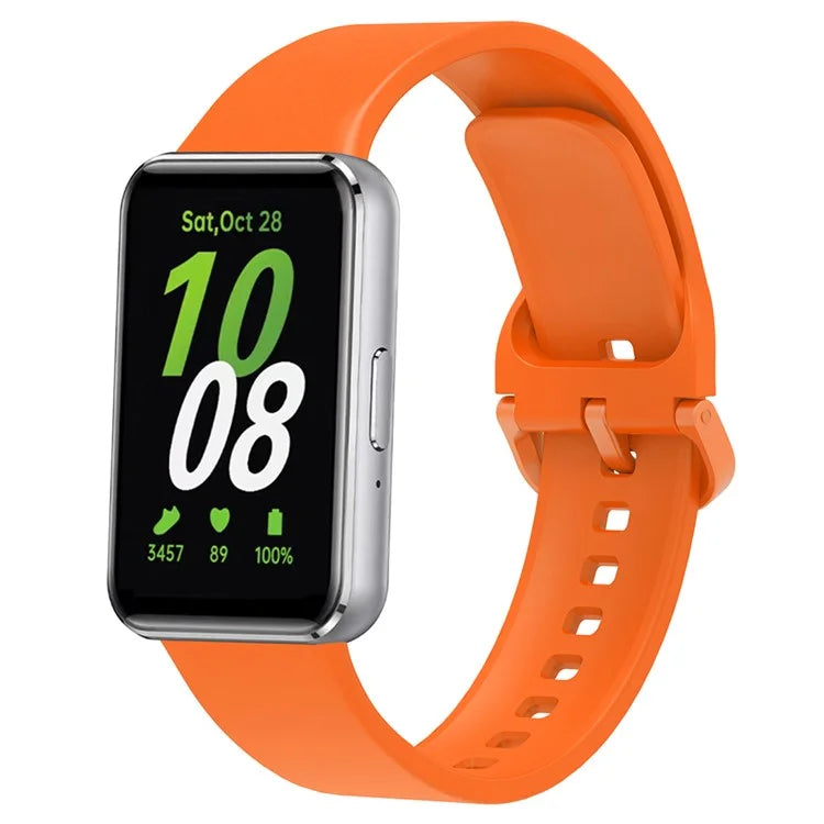 For Samsung Galaxy Fit3 Silicone Strap Replacement Wrist Band with Watch Case