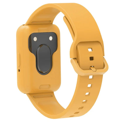 For Samsung Galaxy Fit3 Silicone Strap Replacement Wrist Band with Watch Case