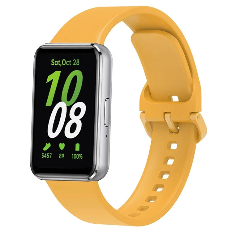 For Samsung Galaxy Fit3 Silicone Strap Replacement Wrist Band with Watch Case
