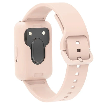 For Samsung Galaxy Fit3 Silicone Strap Replacement Wrist Band with Watch Case