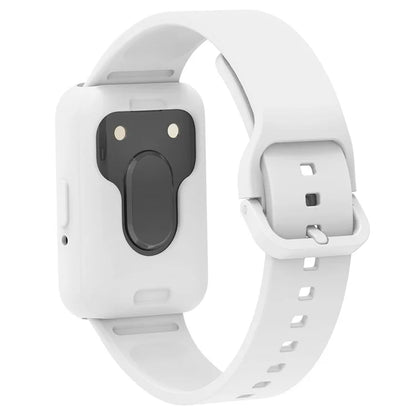 For Samsung Galaxy Fit3 Silicone Strap Replacement Wrist Band with Watch Case