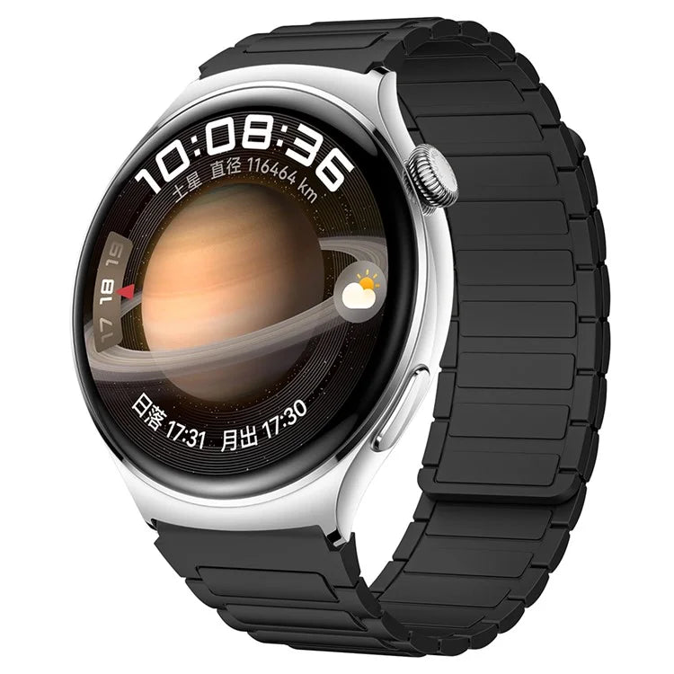 Silicone Watch Band for Huawei Watch 4 / 4 Pro / GT 4 46mm Magnetic Wrist Strap