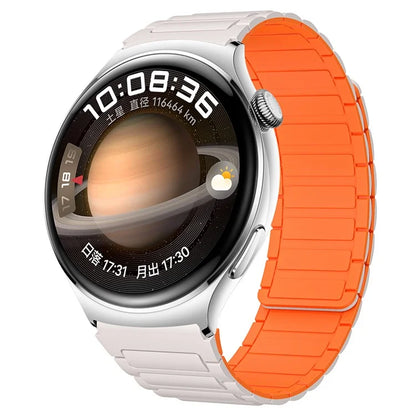 Silicone Watch Band for Huawei Watch 4 / 4 Pro / GT 4 46mm Magnetic Wrist Strap