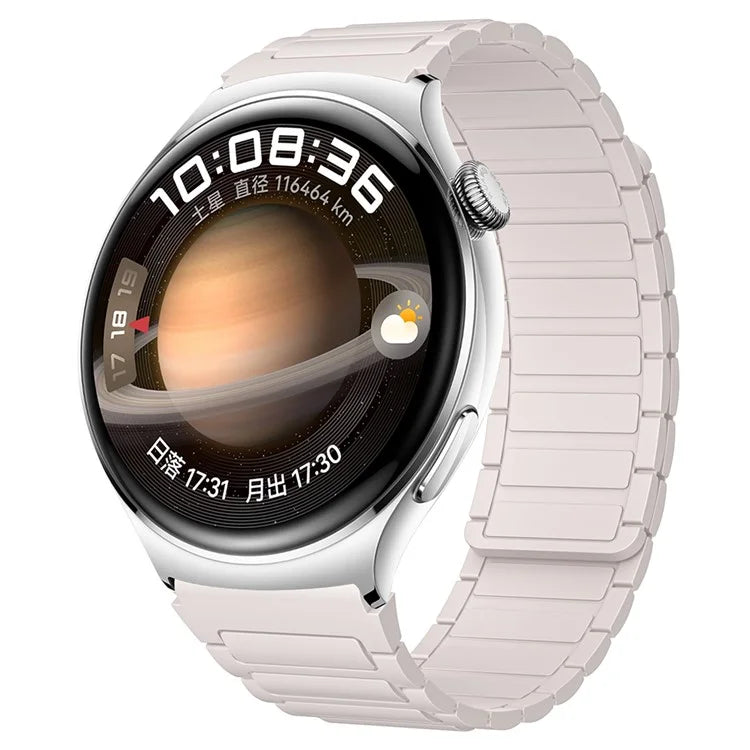 Silicone Watch Band for Huawei Watch 4 / 4 Pro / GT 4 46mm Magnetic Wrist Strap