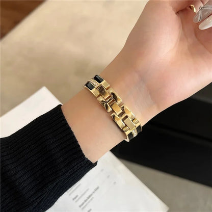 For Apple Watch Series 9 8 7 41mm / 6 5 4 SE (2023) SE (2022) SE 40mm / 3 2 1 38mm Epoxy Watch Band Metal Bangle Strap
