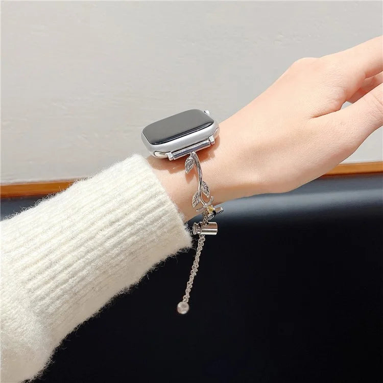 For Apple Watch Series 9 8 7 41mm / 6 5 4 SE (2022) SE (2023) SE 40mm / 3 2 1 38mm Zinc Alloy Watch Strap