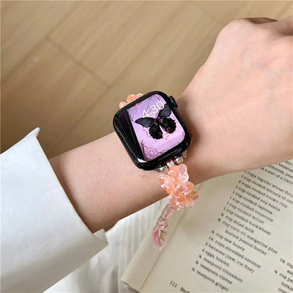 For Apple Watch Ultra 2 Ultra 49mm / 9 8 7 45mm / 6 5 4 SE (2022) SE (2023) SE 44mm / 3 2 1 42mm Braided Rope Watch Strap