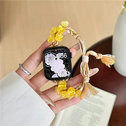 For Apple Watch Ultra 2 Ultra 49mm / 9 8 7 45mm / 6 5 4 SE (2022) SE (2023) SE 44mm / 3 2 1 42mm Braided Rope Watch Strap