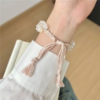 For Apple Watch Series 9 8 7 41mm / 6 5 4 SE (2023) SE (2022) SE 40mm / 3 2 1 38mm Braided Rope Bracelet Watch Strap