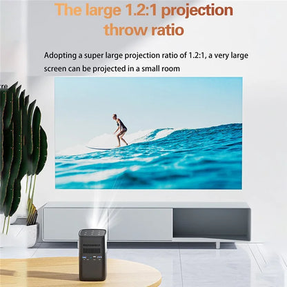 M1 1080P Android 9.0 Projector WiFi DLP Intelligent Projector Support Bluetooth Function