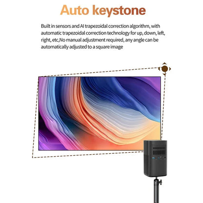 M1 1080P Android 9.0 Projector WiFi DLP Intelligent Projector Support Bluetooth Function