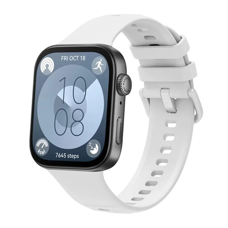 For Huawei Watch Fit 3 Silicone Watch Band Adjustable Strap Replacement