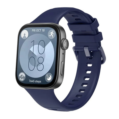 For Huawei Watch Fit 3 Silicone Watch Band Adjustable Strap Replacement