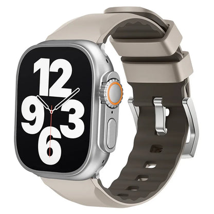 For Apple Watch Series 9 8 7 41mm  /  6 5 4 SE (2022) SE (2023) SE 40mm  /  3 2 1 38mm Silicone Watch Band
